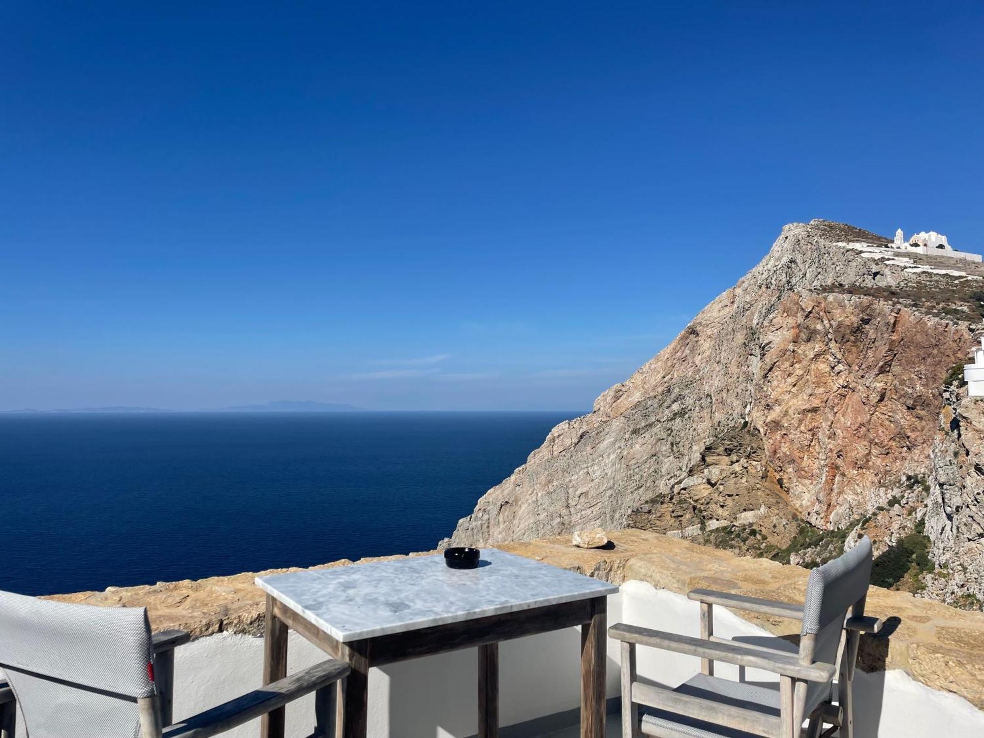Folegandros-Cliffhouse Villa Exterior foto
