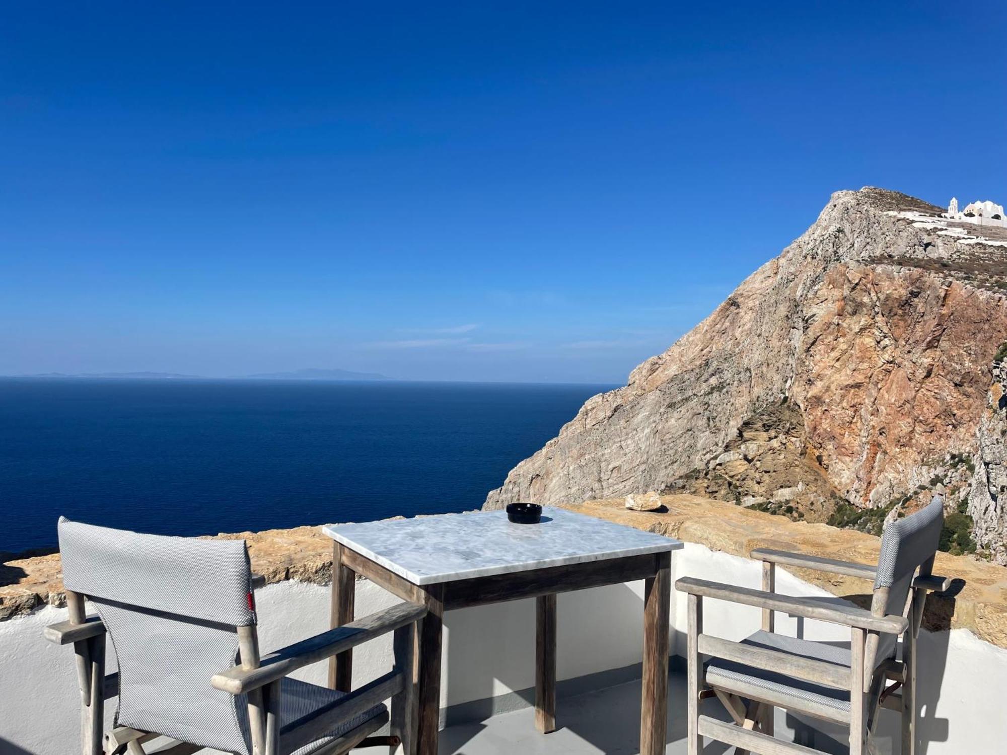 Folegandros-Cliffhouse Villa Exterior foto