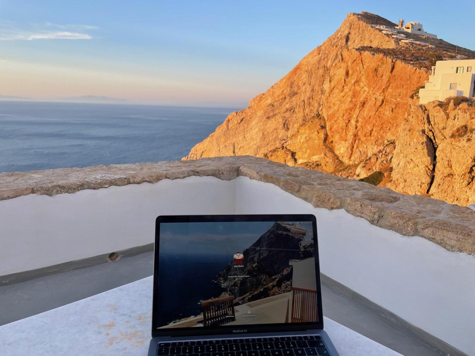 Folegandros-Cliffhouse Villa Exterior foto